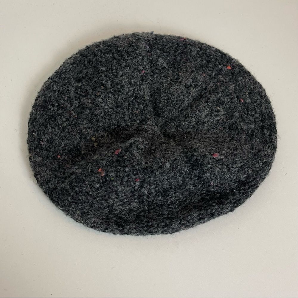 Betmar Grey Wool Blend Beret
